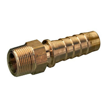 Safety clamp coupling for steam brass SHM-HP/EN14423 - male thread